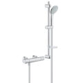 Grohe G1000 Cosmo Thermostatic Bar Valve and Euphoria Mono Shower Rail Set Chrome 34437000