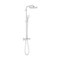 Grohe Tempesta 250 Thermostatic Shower System Chrome 26670001 with Rain Head Hand Shower and 1750mm Hose