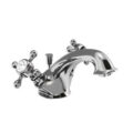 Burlington Stafford Mono Basin Mixer with Pop-up Waste Chrome Brass Construction Quarter Turn Tap STA11_QT