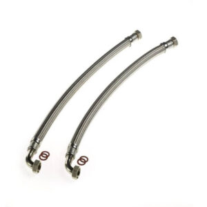 Monarch Maxflow Hoses Pair MFH006 600mm Steel Braided Flexible Hoses for Pressurised and Unvented Systems