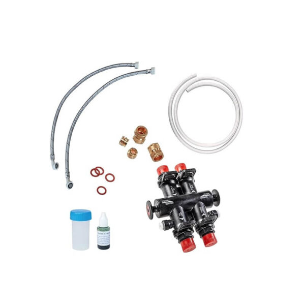 Monarch MiniAqua HE Compact Water Softener MAQ001HE 15mm Hoses WRAS Approved with Rapid-Fit Installation Kit