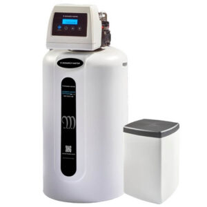 Monarch SOF3000HE Compact Water Softener Separate Salt Tank with Maxflow Hoses and Rapid-Fit Bypass