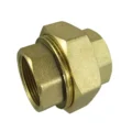 1 1/2" BSP Brass Female x Female Straight Union Cone Seated Tapered Threaded Coupler