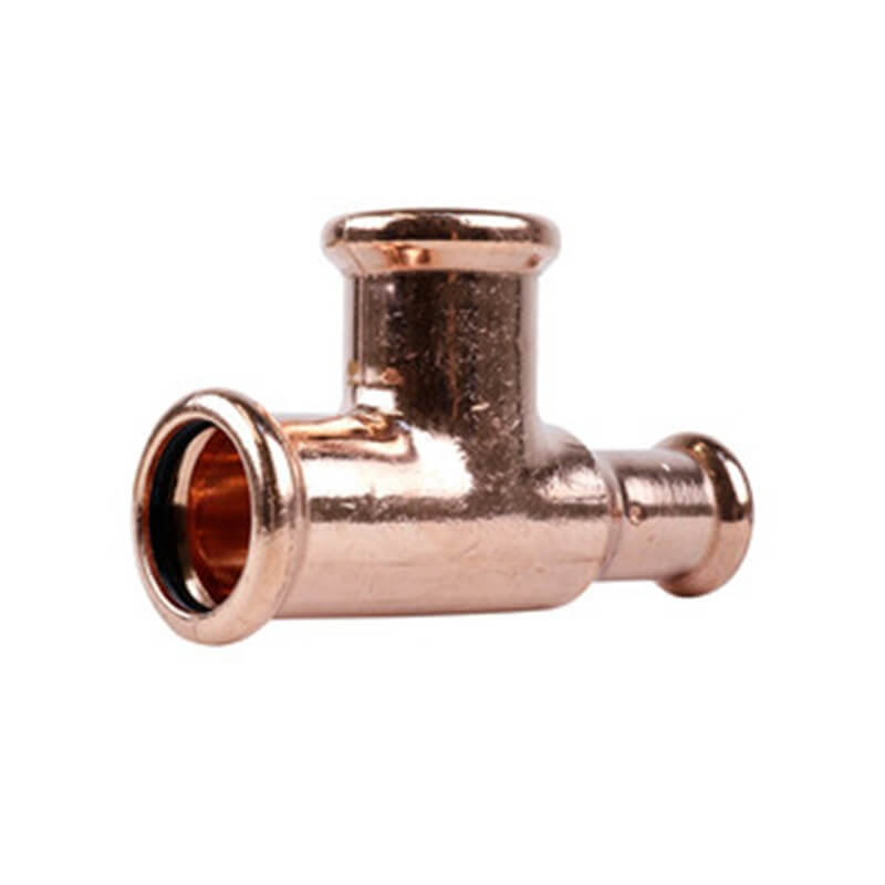 Pressfit Reducing Tee PFWRT-221522 Copper 22mm x 15mm x 22mm B WRAS ...